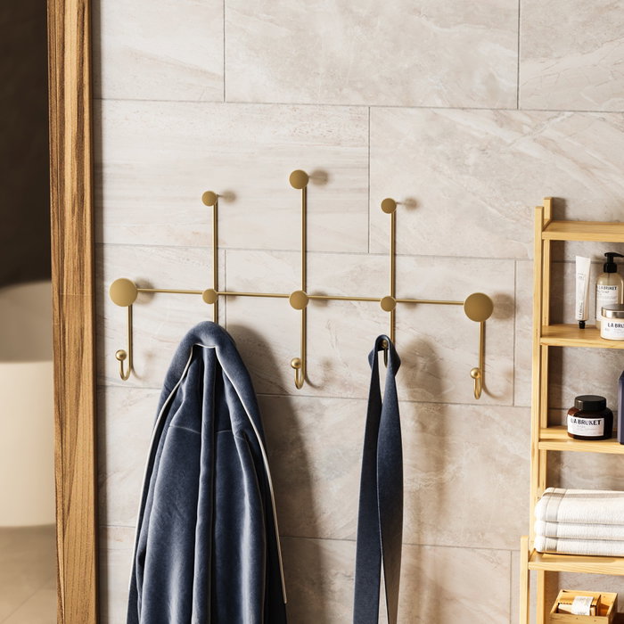 Wallity Iyon-A Gancho de pared metálico Dorado Wallity Iyon-A Gancho de pared metálico Dorado